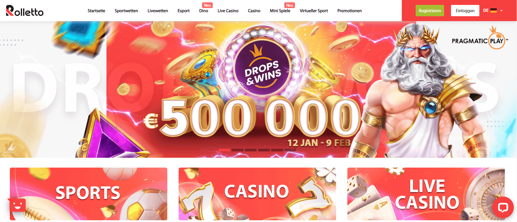 rolletto casino homepage)